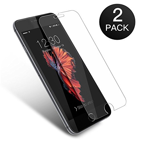 iPhone 6S Screen Protector , iPhone 6S Glass Screen Protector, [2 Pack] Kaseberry iPhone 6 / 6S Tempered Glass [3D Touch Compatible 0.2mm / 9H Hardness Rating]