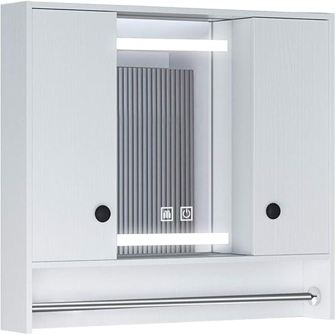 qazxsw Spiegelschränke Badezimmer Smart Badezimmer Weiß