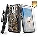 NageBee LG K20 Plus Case, LG K20 / LG K20V / K20 V / K10 2017 / Harmony/LG Grace 4G LTE with [Tempered Glass Screen Protector], [Heavy Duty] Shockproof [Holster Belt Clip] Kickstand Combo Case -Camo