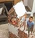 HearthSong 32-Panel Brick Fantasy Forts Indoor Building Kit with Sturdy 22