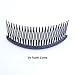 Ruihfas Fashion Women 24 Teeth Hair Comb Pin Clip Double Rows Rhinestone Hair Side Combs 4.72