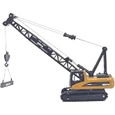 Ailejia Construction Trucks Toys Crane Truck 1/50 Scale DieCast Truck Engineering Car Metal Construction Vehicles Crane Machine Model Toy for Boys (Crawler Crane)
