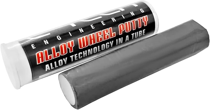 E-TECH Alloy Wheel Repair Hardening Filler Grey 10cm Tube