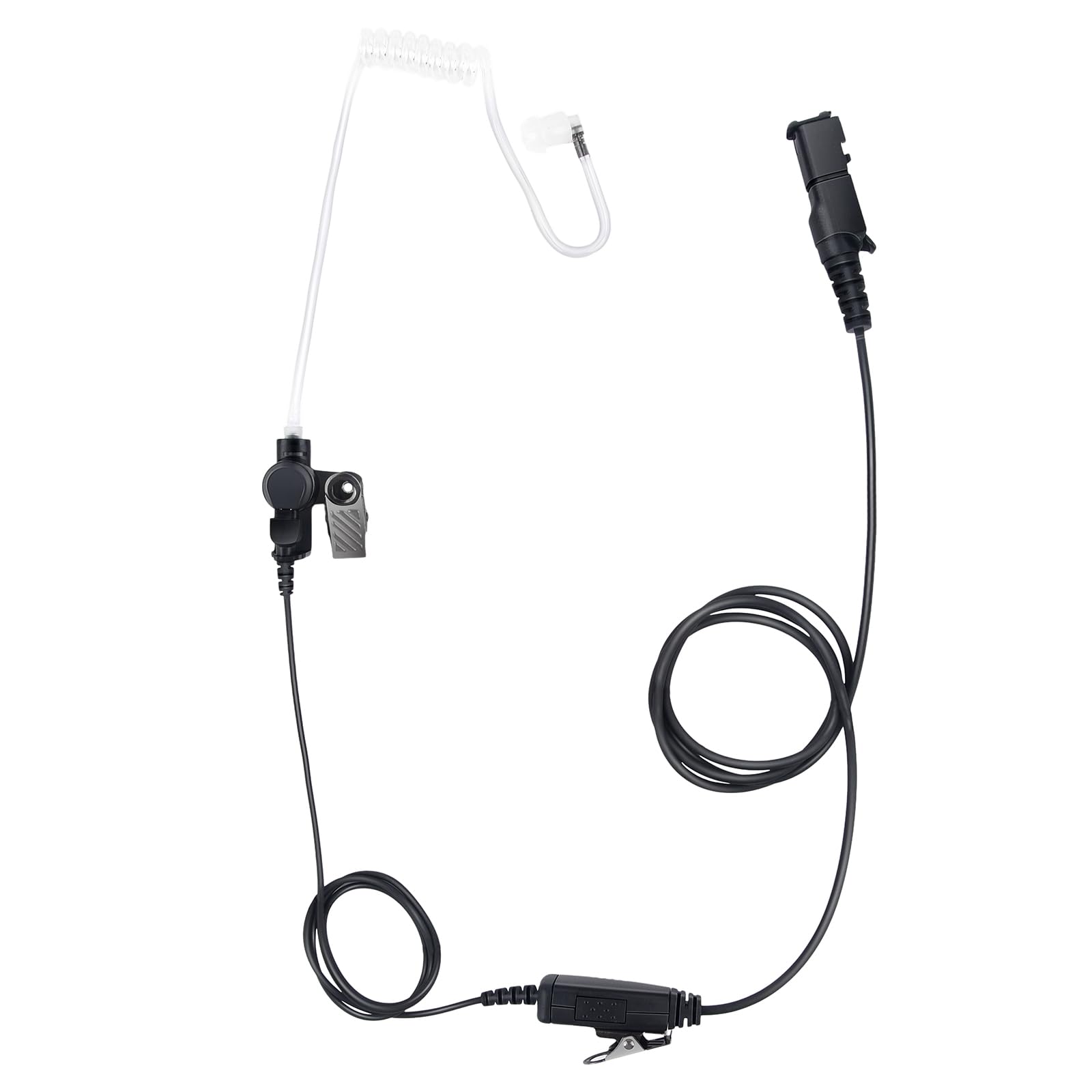 Photo 1 of 1 Wire Built in Line Ptt Mic Earpiece Two Way Radio Headset for Motorola Walkie Talkie xpr 3300e 3500e