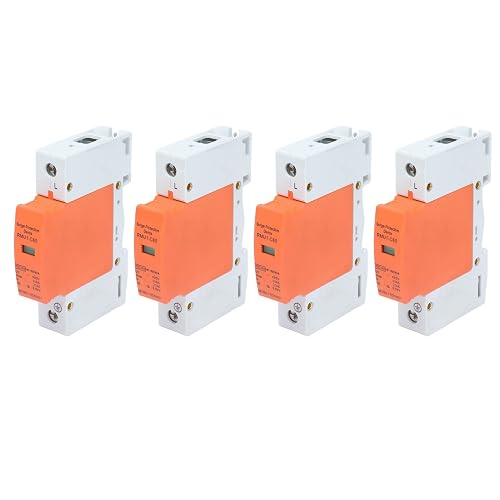 4-Pack 120V Surge Protector Power Outlets - 140J, 3 Outlets, 12A - For Refrigerator, Brownout Protection