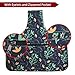Knitting Tote Bag, Yarn Storage Organizer (16.5 x 9 inches) - Crochet Travel Project Bags with Zippered Pocket for Knit Hook, Needles - Canvas, Portable, Perfect Gift for Knitters