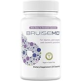 BruiseMD Bromelain 500 mg, Zinc &amp; Vitamin C for Bruises &amp; Swelling, 7-Day | For swelling, inflammation &amp; bruising, 2,400 GDU/g bromelain with zinc &amp; vitamin C, easy-to-swallow capsules, 7-day supply