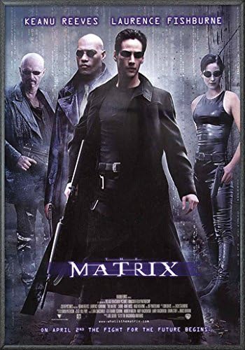 The Matrix - Framed Movie Poster / Print (Regular Style A ) (Size: 27" x 39")