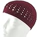 3rd Power Outlet Knit Kufi Hat - Koopy Cap - Crochet Beanie (Burgundy)