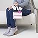 Hallmark Small Gift Bag (Pink and Black Stripes)