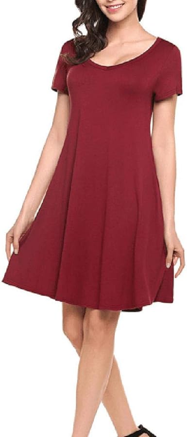 above the knee dresses casual