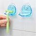 UNKE Practical Blue Razor Shaver Wall Sucker Suction Cup Hanger Bathroom Storage