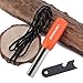 DOSMAMZ Camping Emergency Fire Starter，Magnesium Mg Rod Perfectly Integrate with Ferro Rod, with Reflective Paracord and Multi -function Scraper Striker, Great for Bushcraft, Camping, Hiking, Hunting,thumb 2