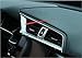 Salusy 3pcs Dashboard Air Condition Vent Outlet Cover Strip Trim For Honda Civic 2016 2017