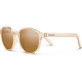 Suncloud Low Key Polarized Sunglasses, Crystal Peach/Polarized Brown, One Size