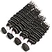 Beauty Forever 7A Virgin Brazilian Hair Deep Curly Wave Bundles 100% Unprocessed Human Hair Extensions (16 18 20inch)