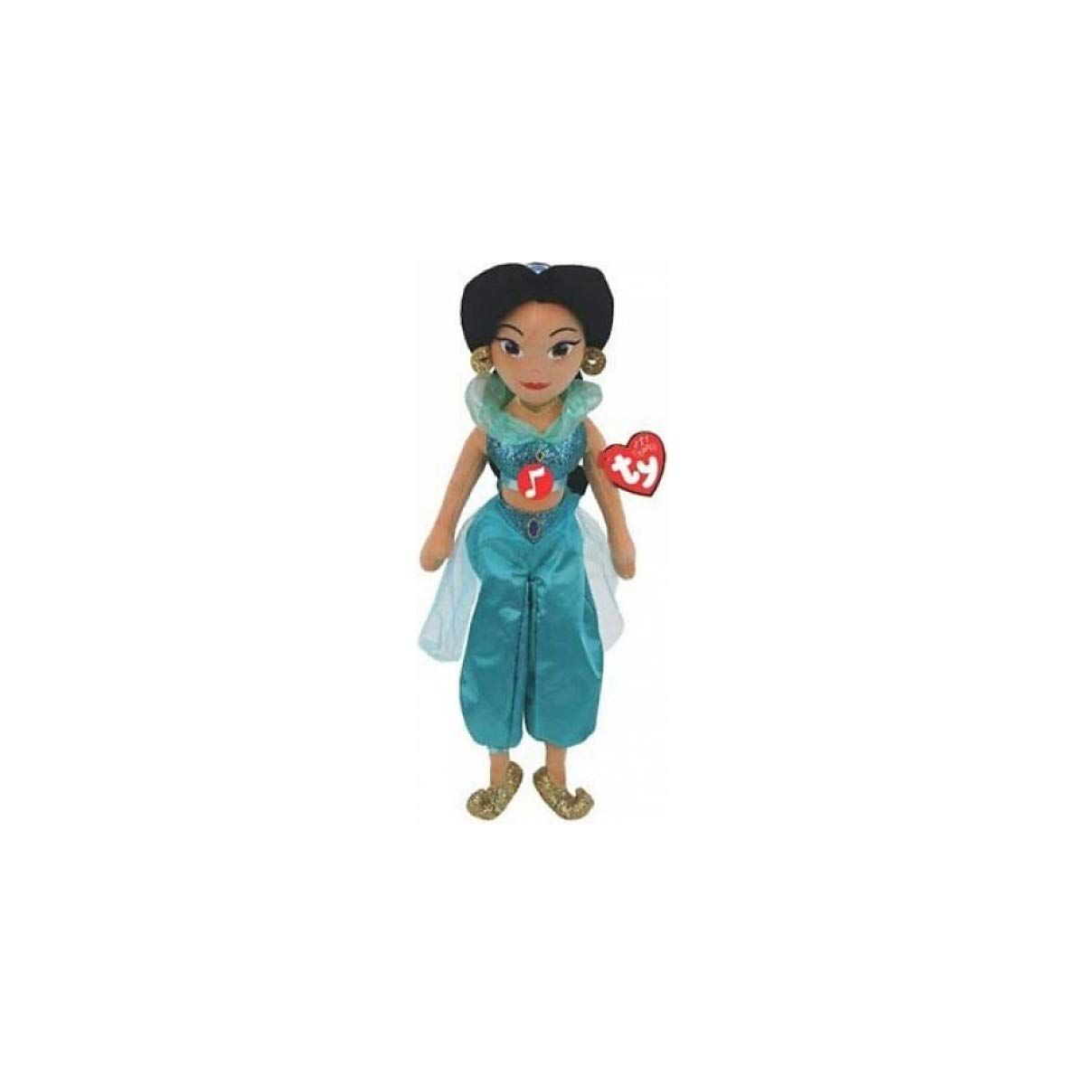 Ty Jasmine Disney Princess from Aladdin | 15-Inch Licensed Plush Dolls | Collectible Soft Princess Toys & Gifts