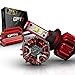OPT7 Fluxbeam H13 9008 LED Headlight Bulbs w/TIPM Resistors Kit - 80w 7,000Lm 6K Cool White CREE - 2 Yr Warranty - for Dodge, RAM, Jeep, Chrysler