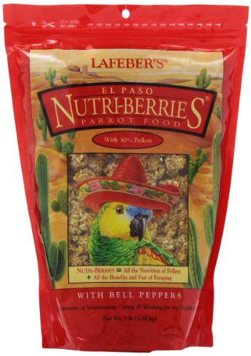Lafeber Company Gourmet El Paso Nutri-Berries for Parrots, 3-Pound