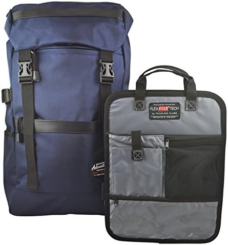 Travel Club Backpack for Laptops Up to 15.6-inch or Tablet w/ File Organizer College Rucksack (Blue)