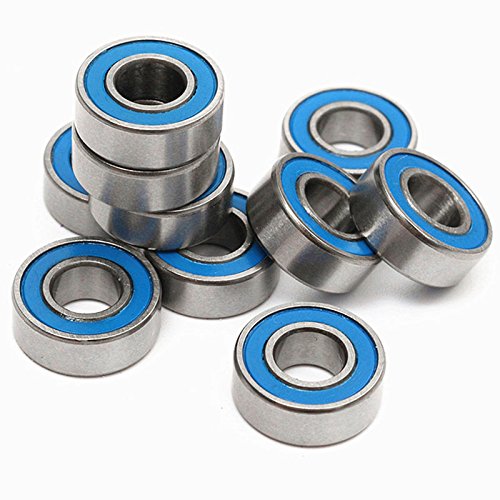 10pc MR115-2RS Double-Shielded Miniature Ball Bearings Deep Groove 5x11x4mm