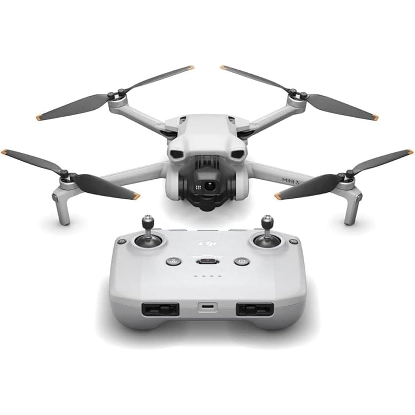 DJI Mini 3 – Mini drone con fotocamera leggero, stabilizzatore a 3 assi
