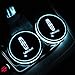 Auto Sport 2PCS LED Cup Holder Mat Pad Coaster with USB Rechargeable Interior Decoration Light Fit Lincoln Accessories