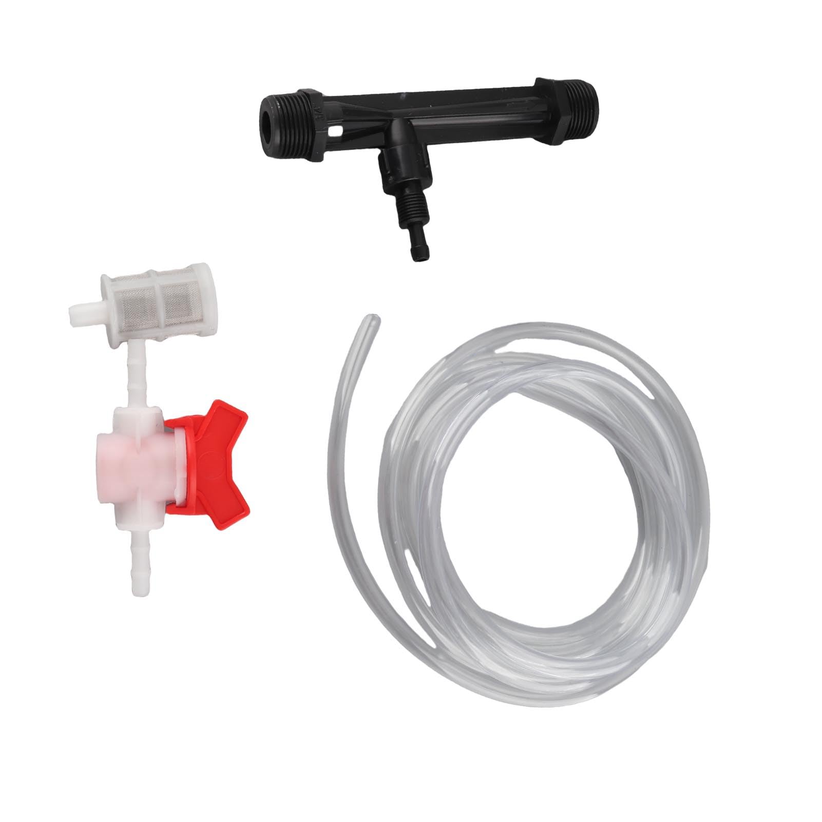 Dioche Fertilizer Injector System Kit - G3/4 Venturi Injector + Switch + Filter + 2m Tube - Siphon-Based Liquid Fertilizer Injection for Drip Irrigation