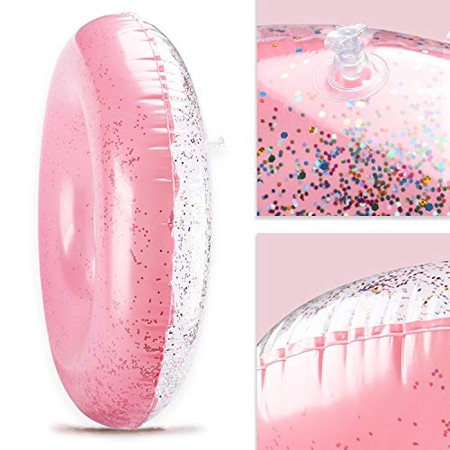 thumbnail image 2 of CoTa Global Inflatable Pool Float Tube Confetti Premium Swim Ring Heavy Duty Vinyl Flotation Floats Toy The Beach Party Vacation Uv Resistant Party 2 of 11