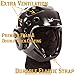whistlekick Martial Arts Sparring Helmet (Stealth Black, Large) with Industry Leading Warranty-Taekwondo Martial Arts Sparring Equipment Gear Set
