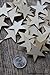 50 Small 1.5 inch Size Wood Stars 1-1/2 inch