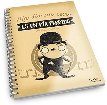 Missborderlike – Cuaderno A5 – Un día sin reir es un día perdido