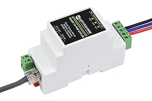 RS485 to Ethernet Converter Industrial RS485 Serial Server TCP/IP to Serial Module Modbus MQTT Gateway, Support PoE Ethernet 