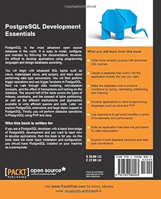 Postgresql Development Essentials By Manpreet Kaur Baji