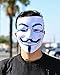EmazingLights Guy Fawkes V For Vendetta LED Light Up Mask (Blue)