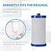 Waterdrop WF1CB Replacement for Frigidaire® PureSource WFCB®, RG100, NGRG2000, WF284, 9910, 469906, 469910 Refrigerator Water Filter, 6 Filters