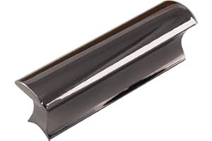 Murtenze Electric Lap Steel Guitar Slide Bar,Stainless Steel Tone Bar Slide for Electric Guitar Dobro Hawaiian Guitar(Black)