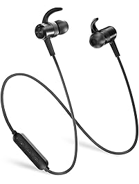 Bluetooth Headphones TaoTronics Wireless Earbuds Sports Earphones 9 Hours 4.2 Magnetic Lightweight & Fast Pairing (CVC 6.0 Noise Cancelling Mic, Snug Silicon Earbuds) - Upgraded Version
