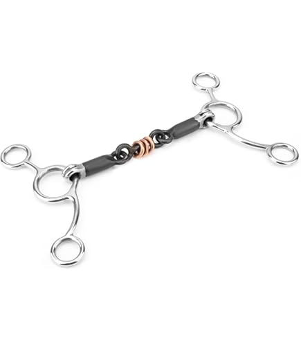 Cikonielf Mèche En Acier Inoxydable Pour Cheval Bifteck De Bouche De