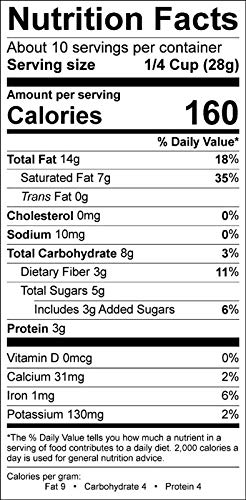 PALEONOLA PINA COLADA GRAIN FREE GRANOLA, 10 OZ RESEALABLE BAG (PACK OF 1) – GRAINLESS PALEO GRANOLA BLENDED WITH DRIED COCONUT, NUTS, SEEDS & PINEAPPLES – LOW CARB GLUTEN & DAIRY FREE, NON-GMO SNACK