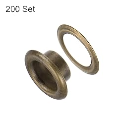 HARFINGTON 200 Set Color Round Grommets 8mm
