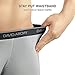 DAVID ARCHY Men's 4 Pack Underwear Ultra Soft Comfy Breathable Bamboo Rayon Trunks No Fly (S, Green/Gray)
