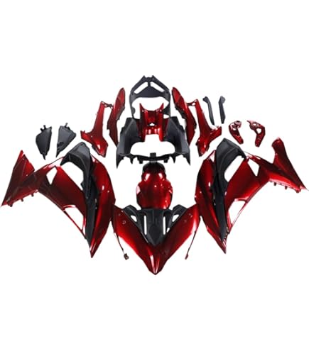 chinami1114y　２枚セット Amazon.com: ZXMOTO Red Painted Motorcycle Fairings Kit with