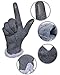 woogwin Womens Touch Screen Gloves Texting Winter Warm Fleece Lined Ladies Gloves (Fluff - Gray)