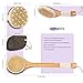 Dry Brushing Body Brush Set - Large Set: Bamboo - Natural Boar Bristle Dry Body Brushes Best for Cellulite and Lymphatic Flow, Dry Skin Exfoliation, Detox, Pumice Stone Gift, How To Guide