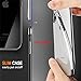 COOLQO Compatible for iPhone SE 2020 Case 4.7 Inch, with [2 x Tempered Glass Screen Protector] Clear 360 Full Body Coverage Hard PC+Soft Silicone TPU 3in1 [Military Protective] Black