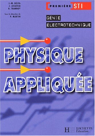 Physique appliquée, première STI