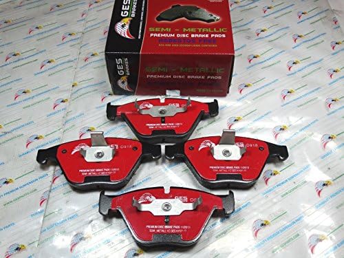 BMW Front Premium Semi-Mettalic Brake Pads w/Shims D918