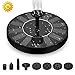 Solar Fountain, Solar Water Pump for Bird Bath, Free Standing Outdoor Submersible Fountain Panel Kit for Pond, Pool, Patio, Garden