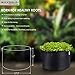 MAXSISUN 5-Pack 10 Gallon Plant Grow Bags, Heavy Duty Thickened Non-Woven Aeration Fabric Pots Container with Reinforced Handles for Gardeningthumb 2